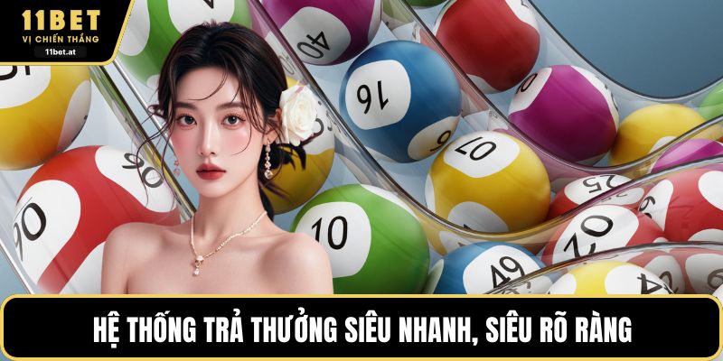 Hệ thống trả thưởng siêu nhanh, siêu rõ ràng